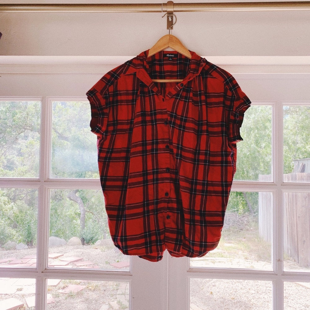Madewell Plaid Blouse